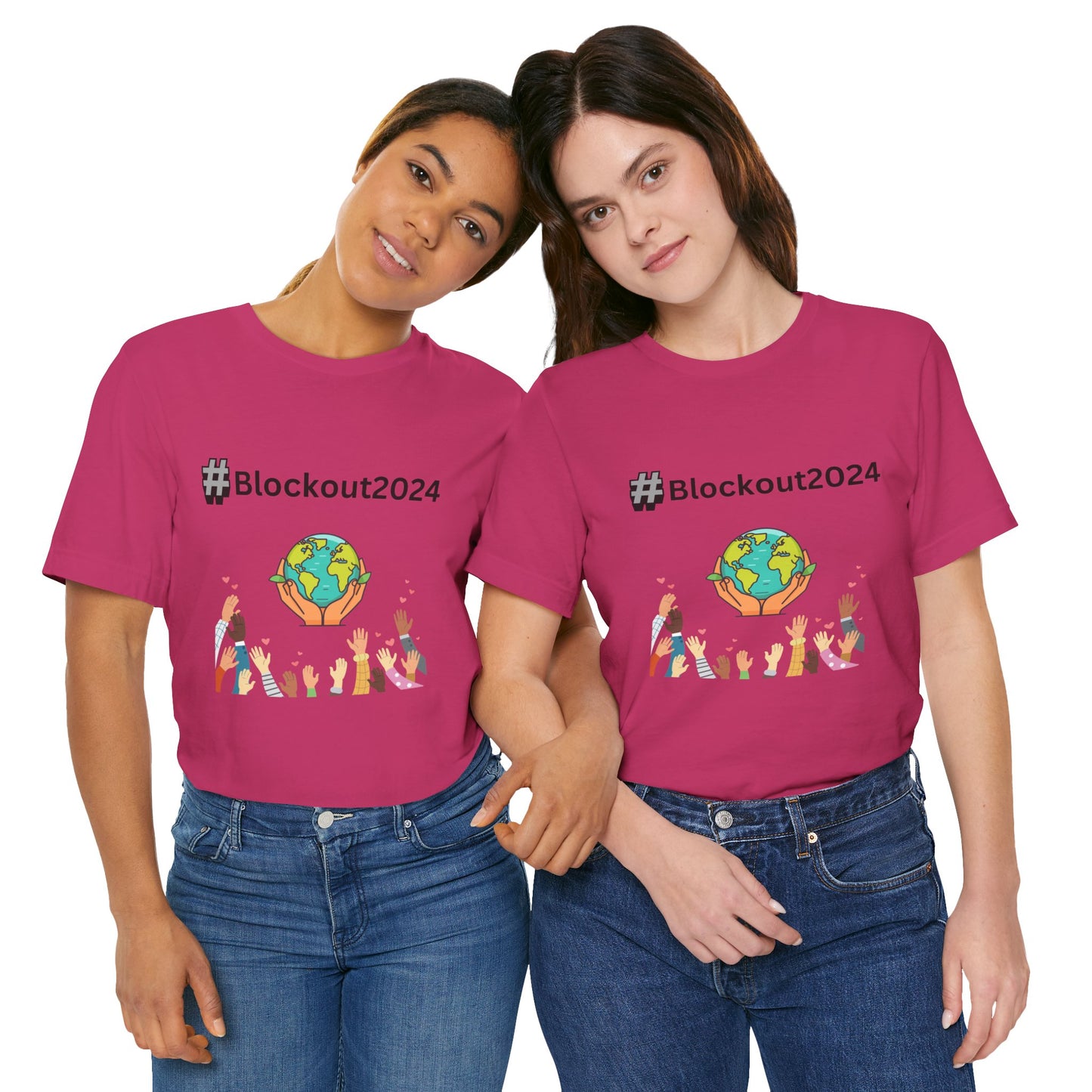 Blockout2024 Unisex Tee - Support Change with Style