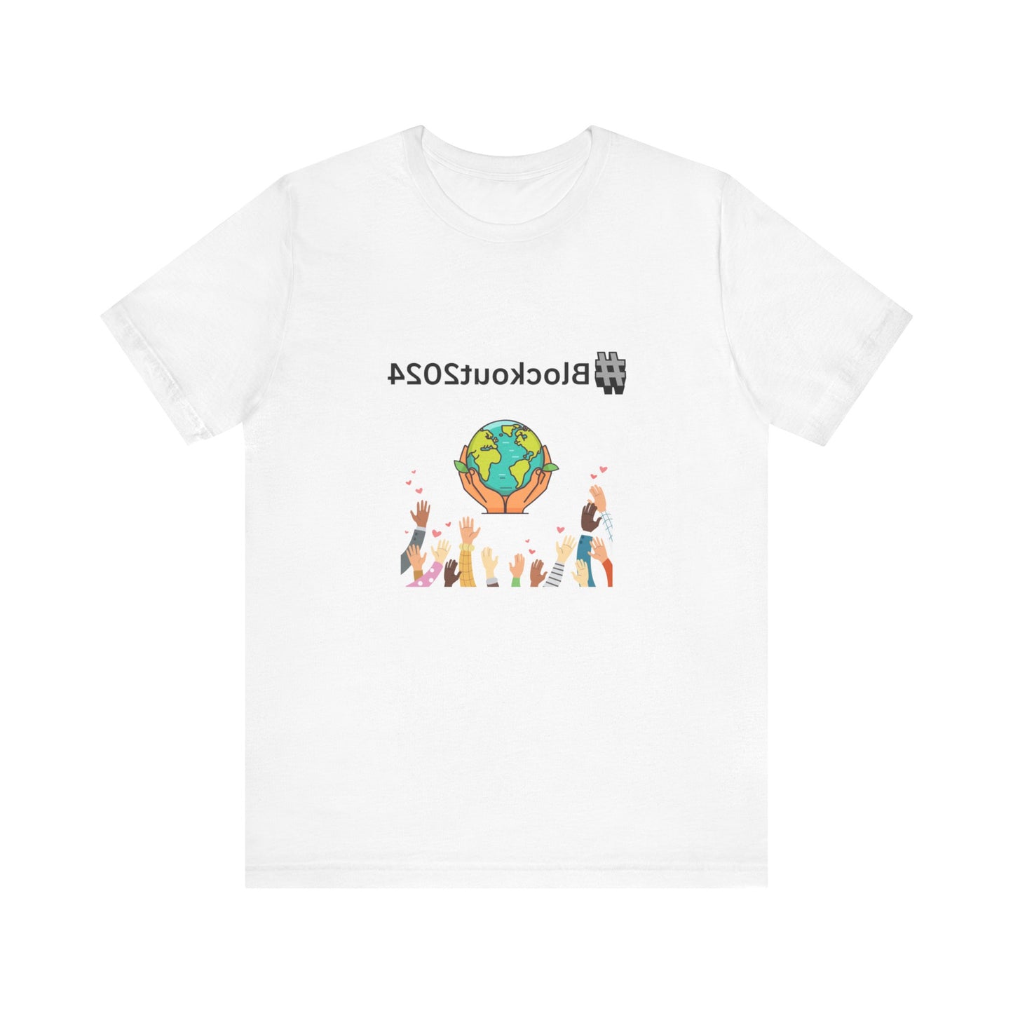 Mirrored #Blockout2024 Tee for TikTok Creators - Spread the Word
