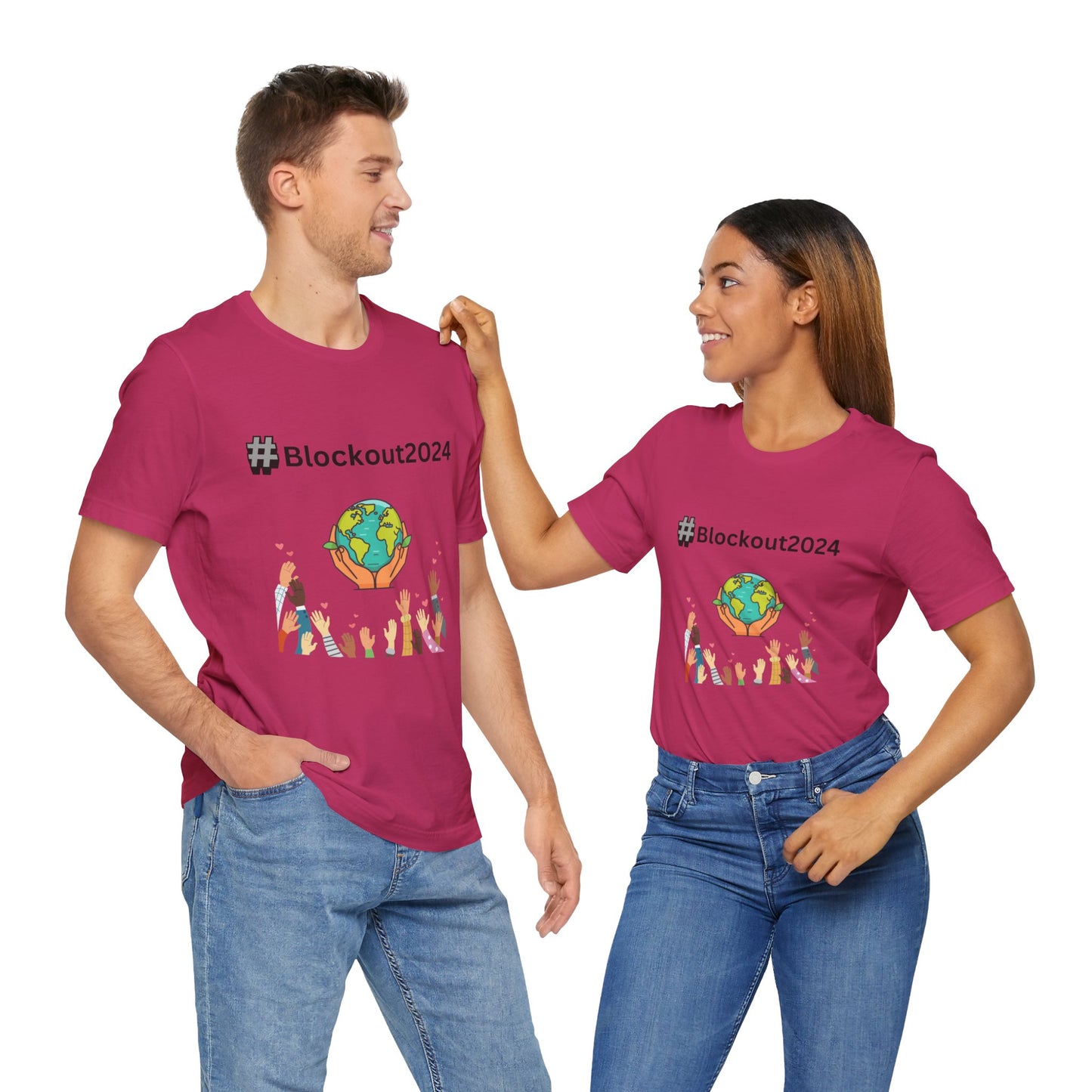 Blockout2024 Unisex Tee - Support Change with Style