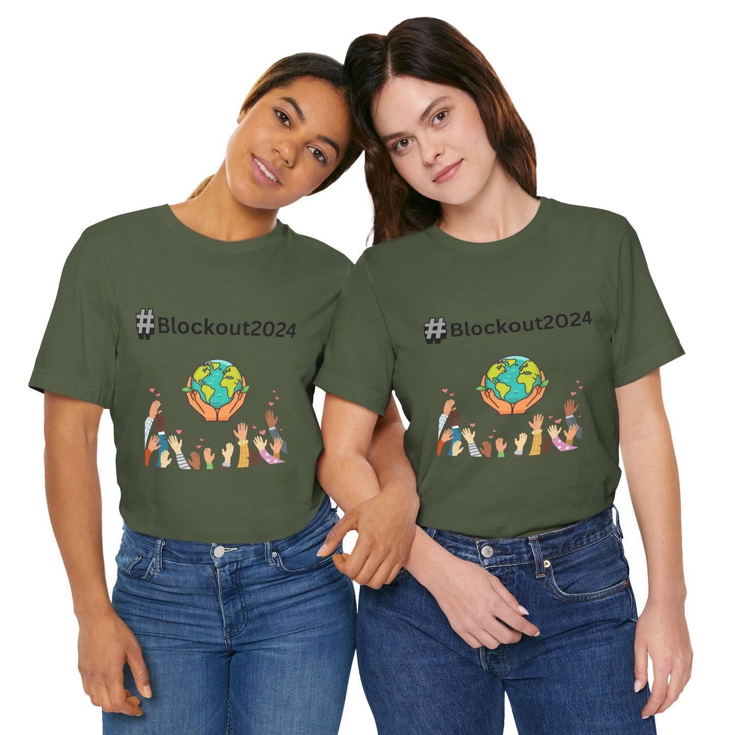 Blockout2024 Unisex Tee - Support Change with Style