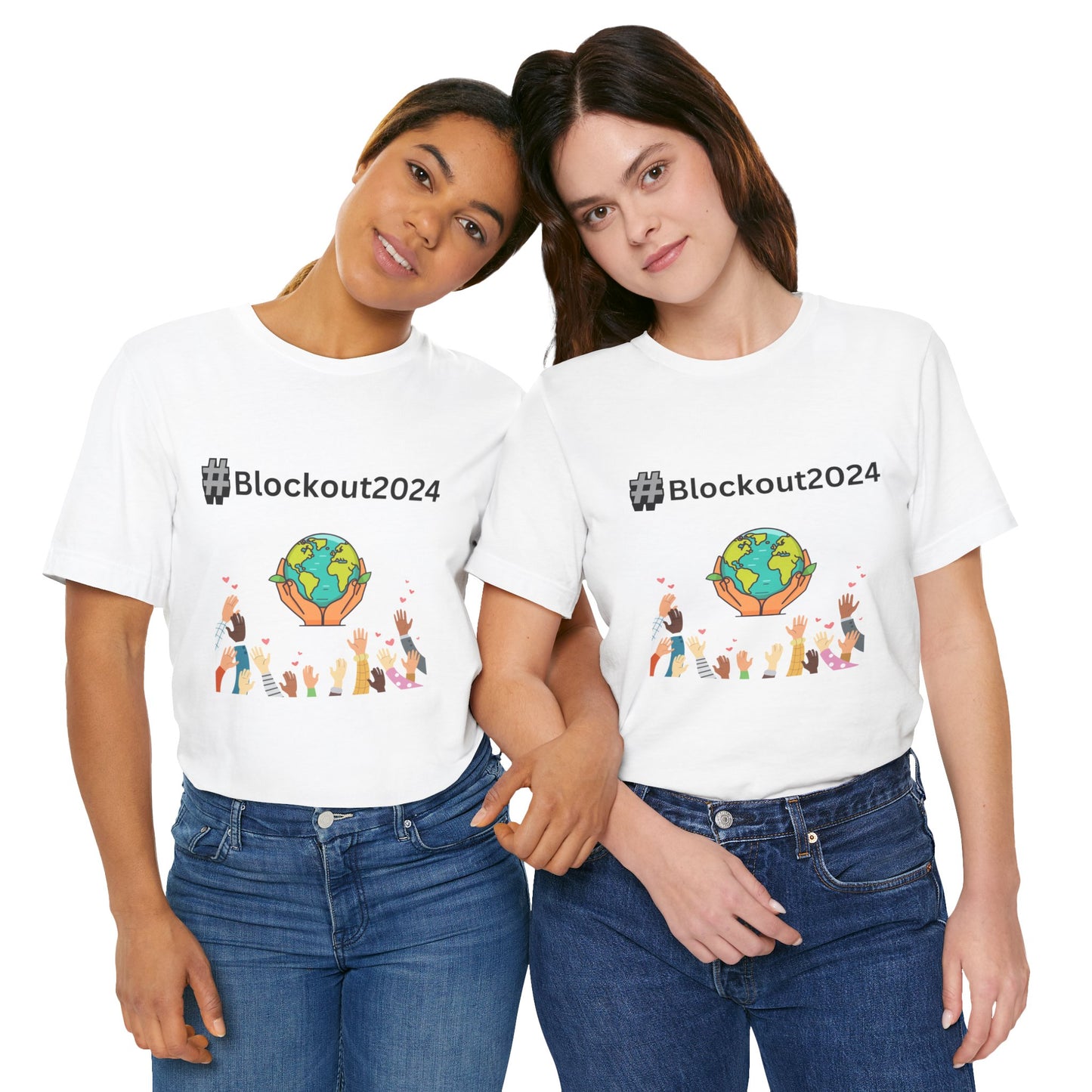 Blockout2024 Unisex Tee - Support Change with Style
