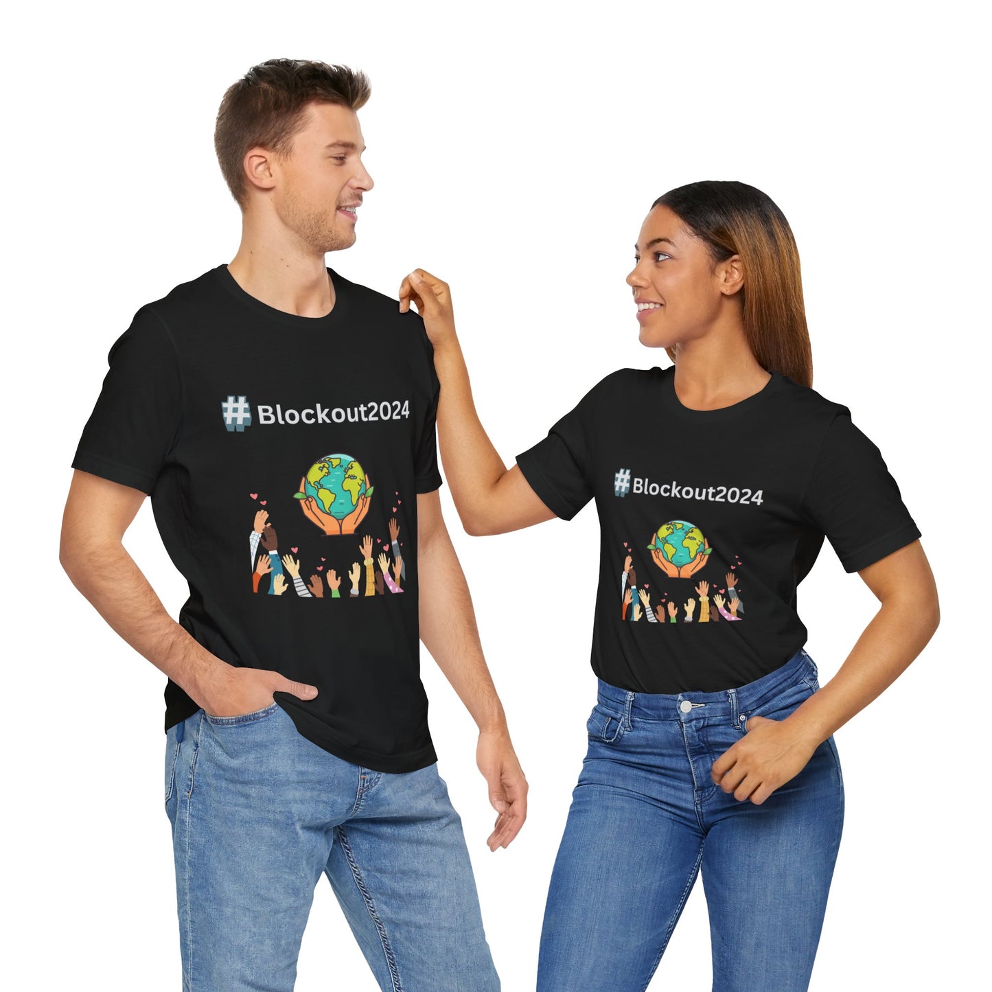 Blockout2024 Unisex Tee - Support Change with Style
