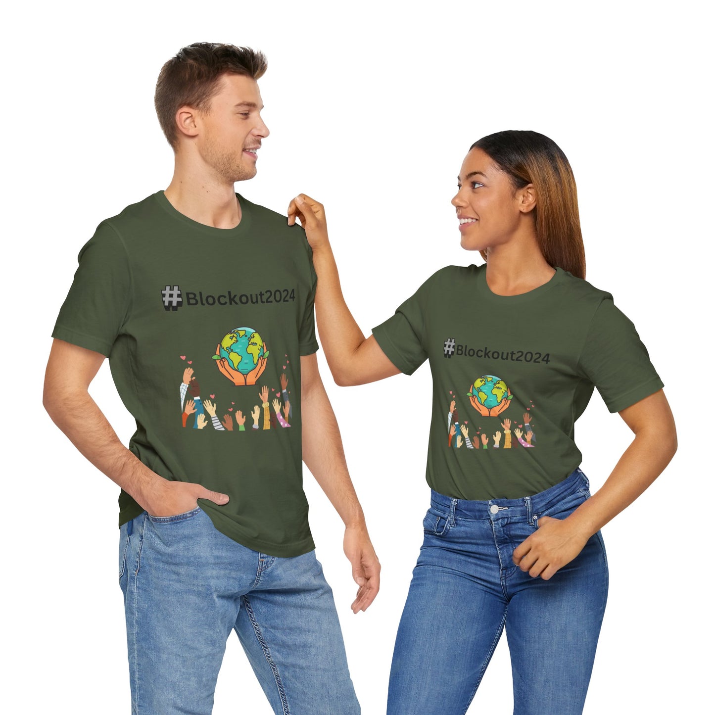 Blockout2024 Unisex Tee - Support Change with Style