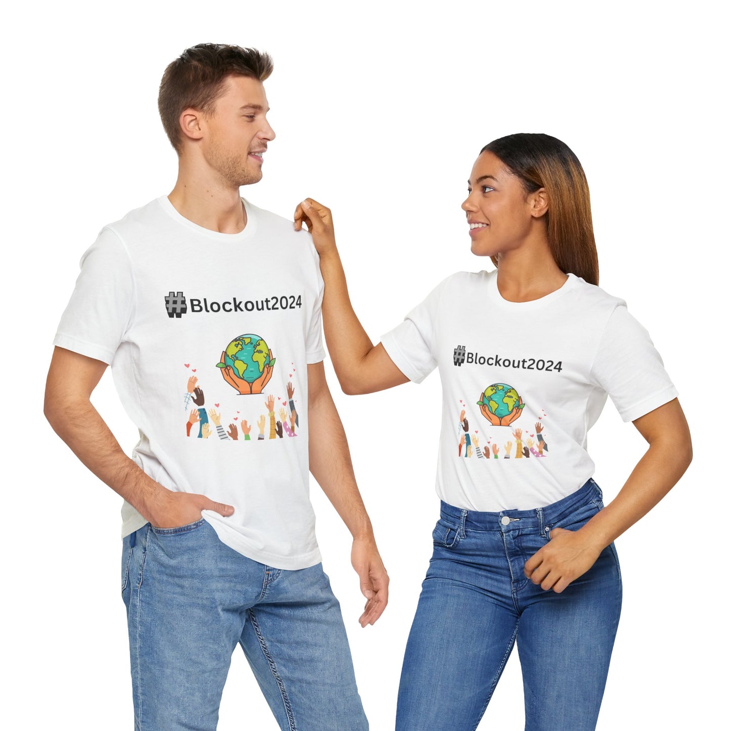Blockout2024 Unisex Tee - Support Change with Style